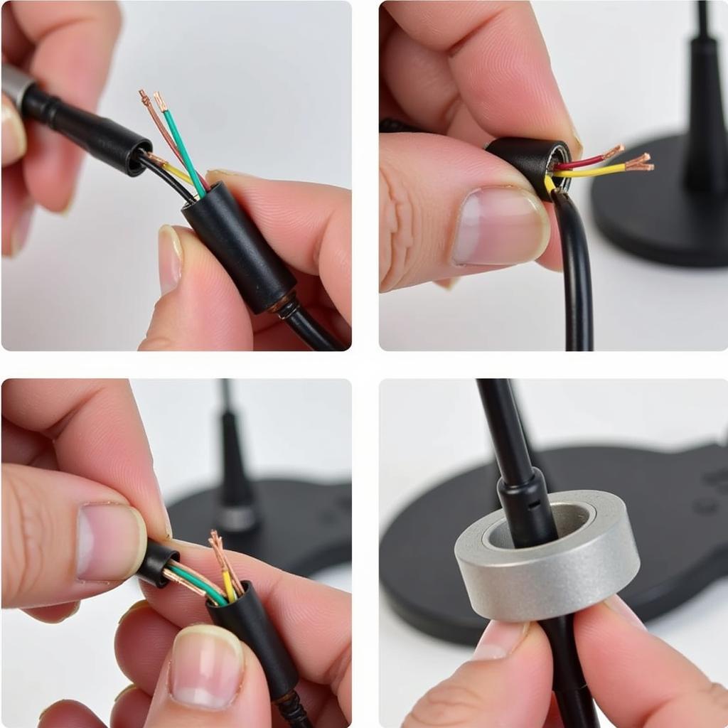 Splicing Damaged Car Antenna Cable