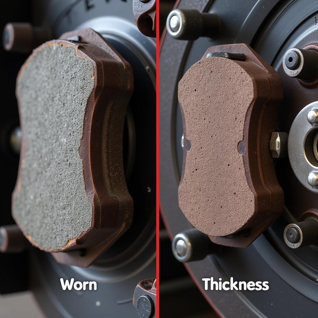 Squealing brakes indicate worn brake pads