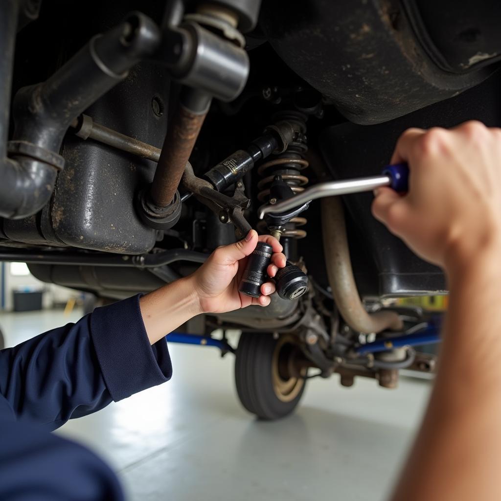 Inspecting a Car's Steering System