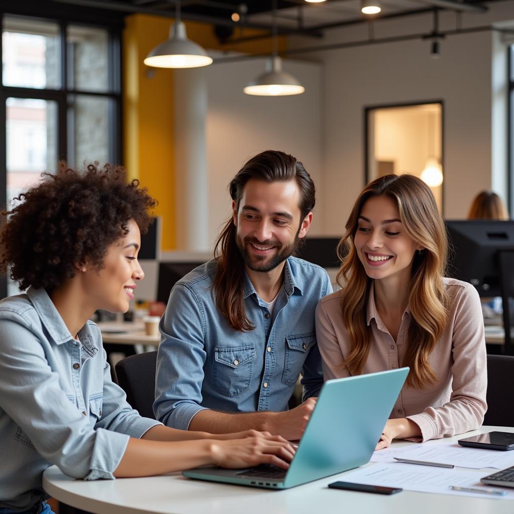 Stitch Fix Team Collaborating in a Modern Office