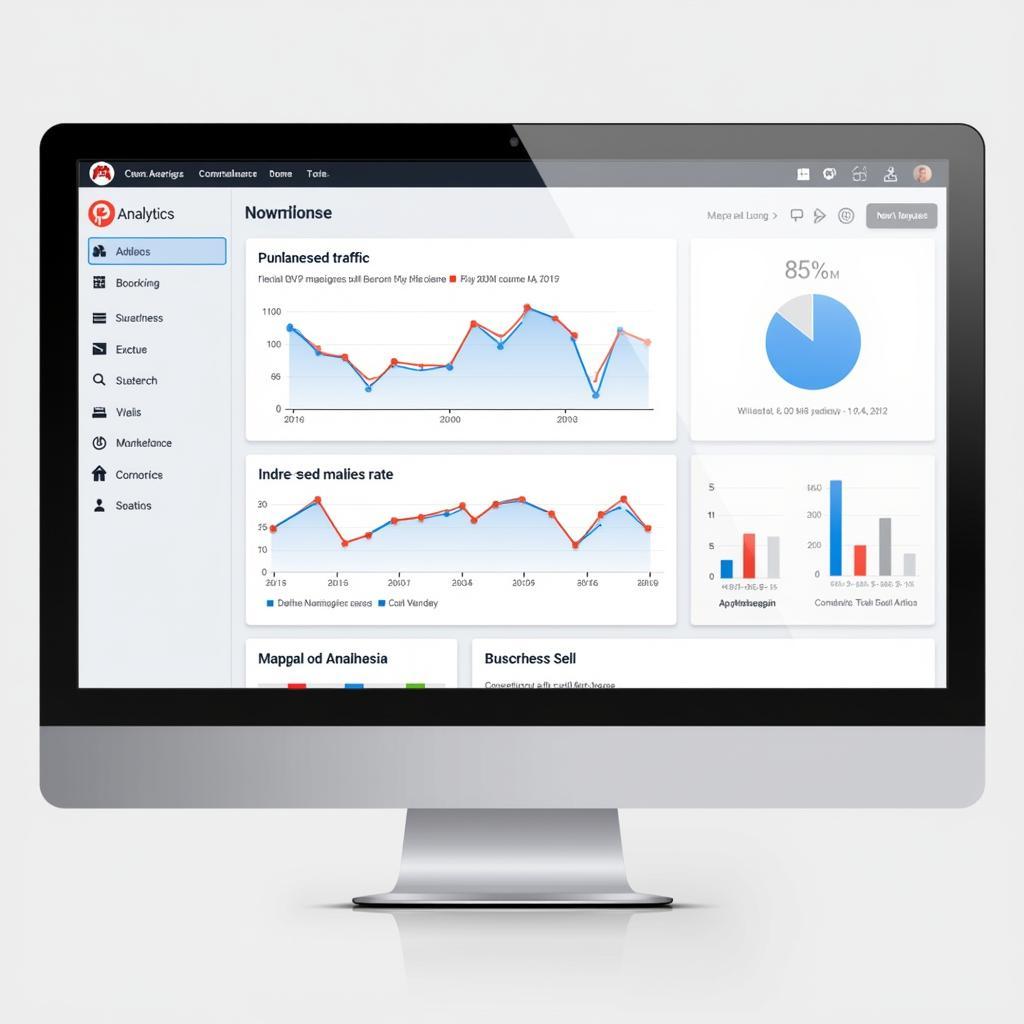 Dashboard showing positive results from a car maintenance ad campaign