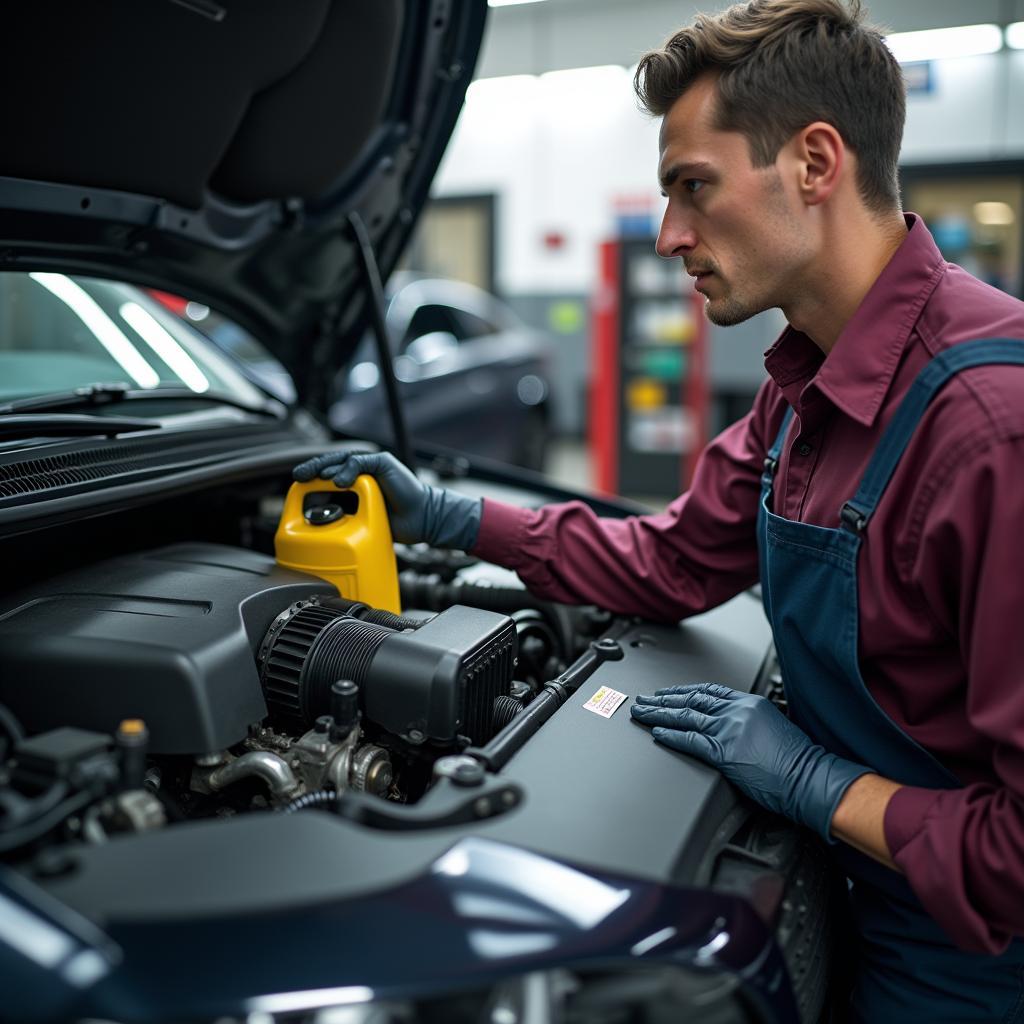 Changing Synthetic Oil in a European Car