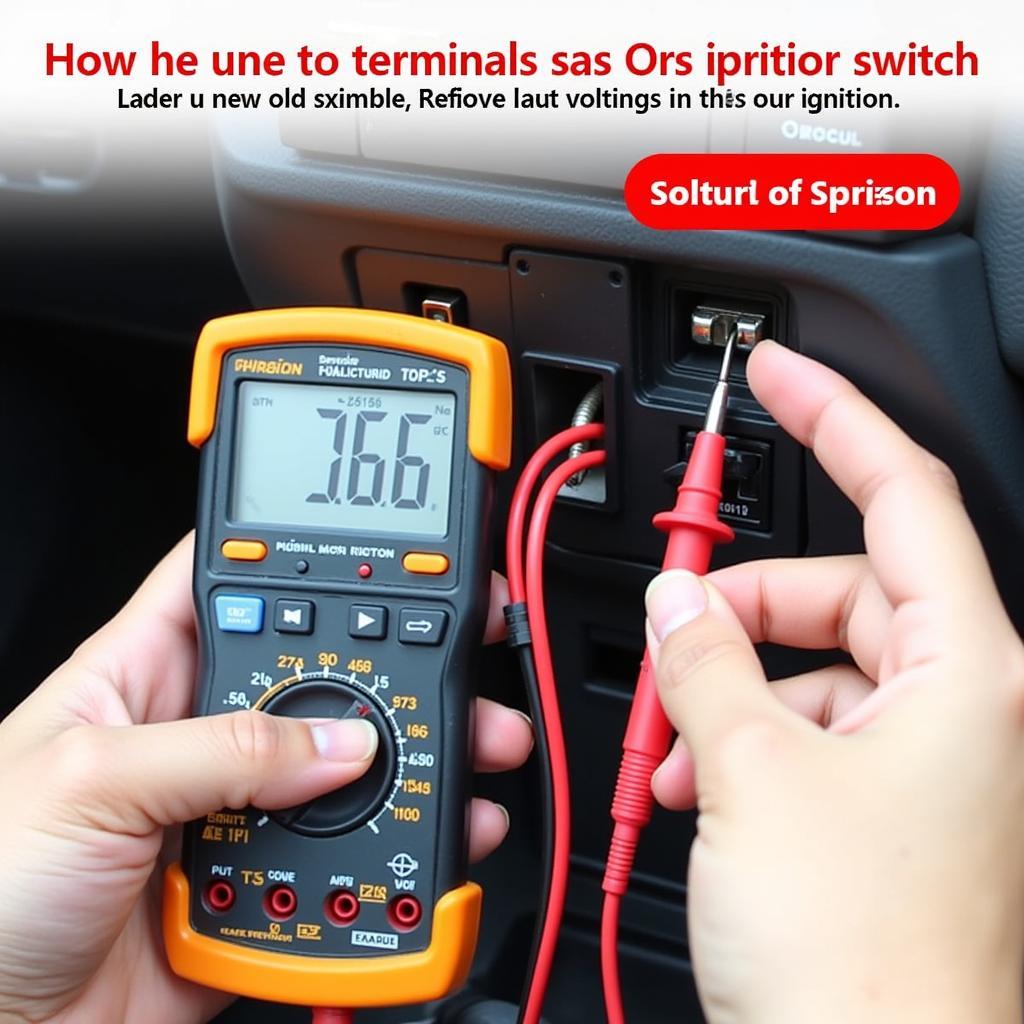 Testing a Car's Ignition Switch with a Multimeter