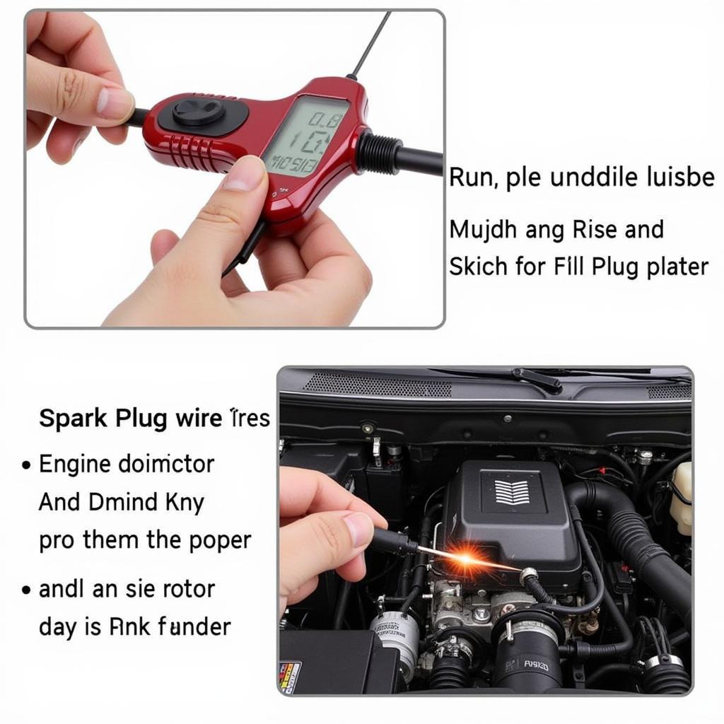 Testing Car Ignition System with Spark Tester