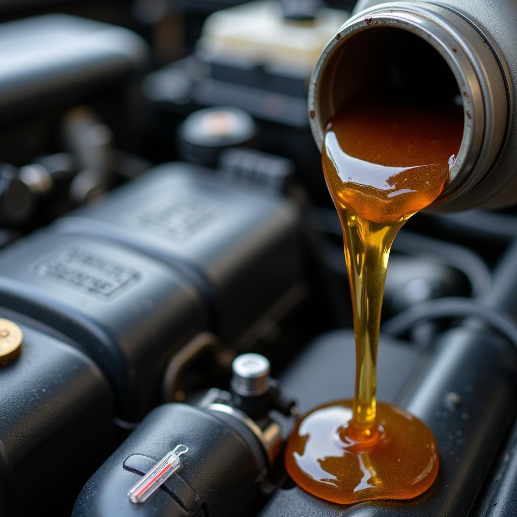 Thick engine oil impacting diesel engine start