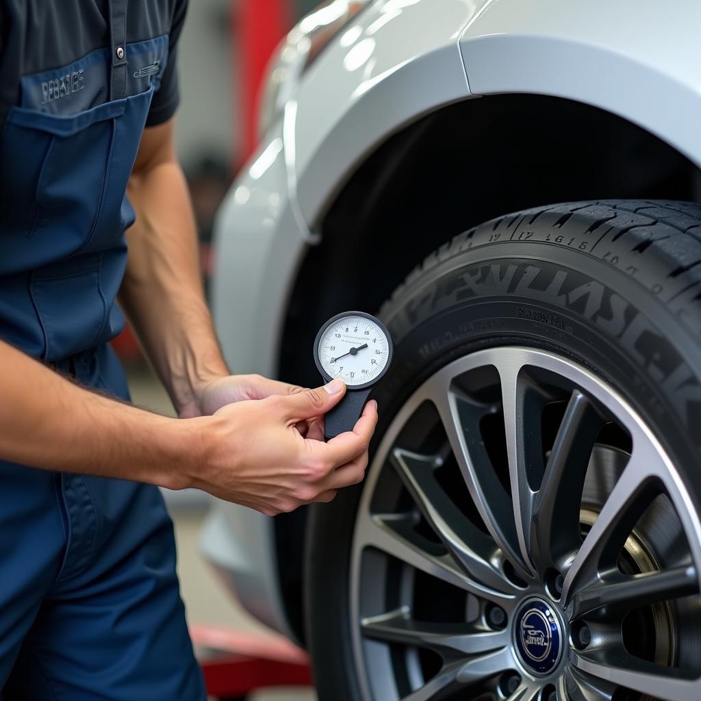 Car tire maintenance