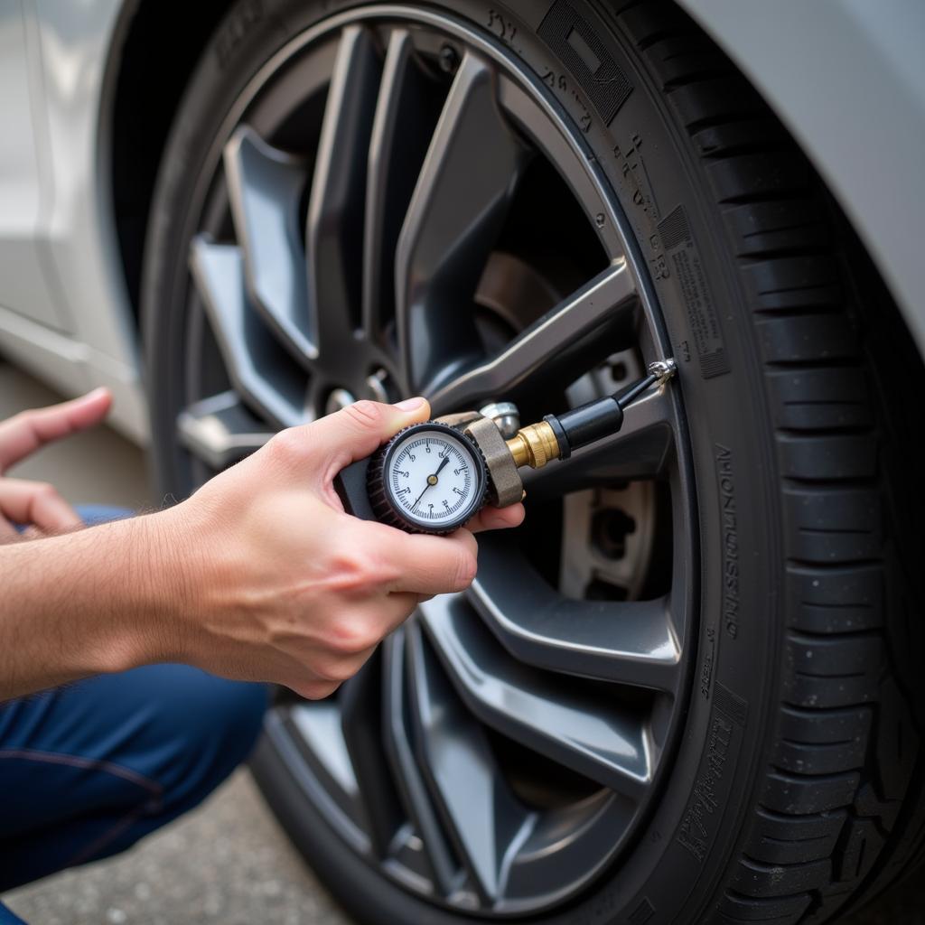 Checking Tire Pressure