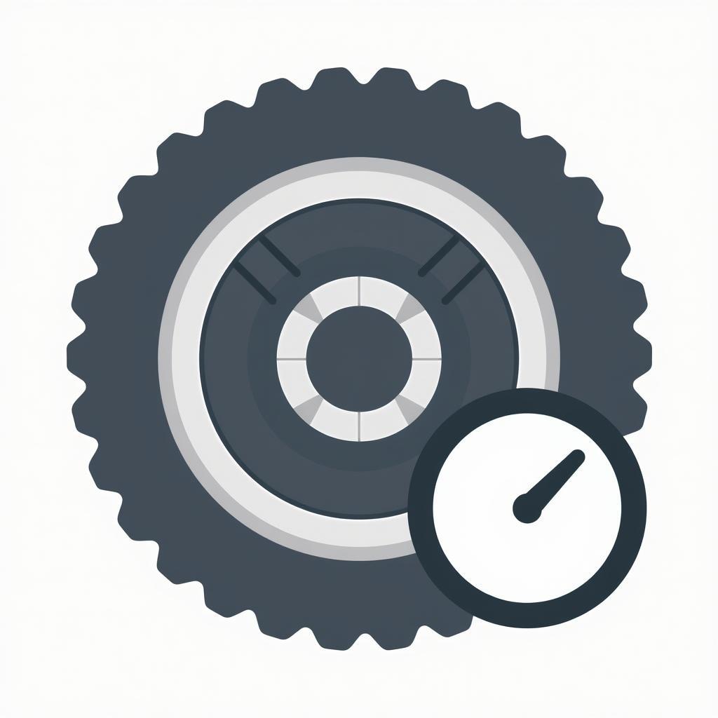 Tire pressure check icon PNG 