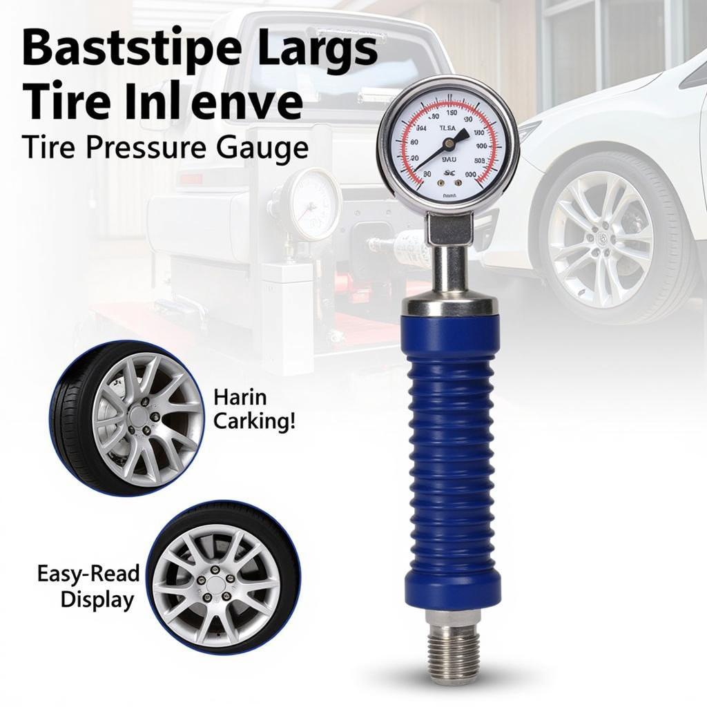 Tire Pressure Gauge and Inflator