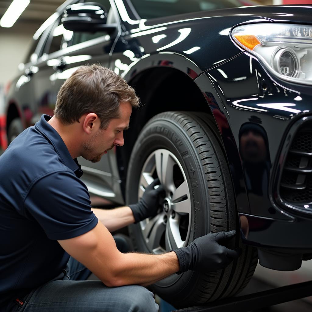 Tire rotation and alignment in St. Charles