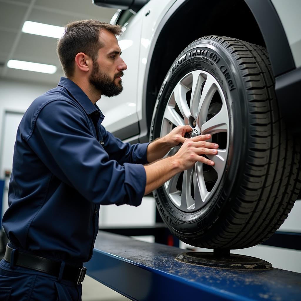 Tire rotation and balancing