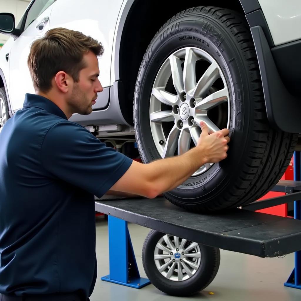 Tire Rotation and Balancing Service