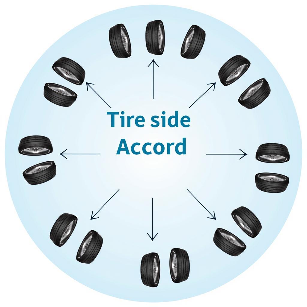 Tire Rotation Diagram for 2014 Accord