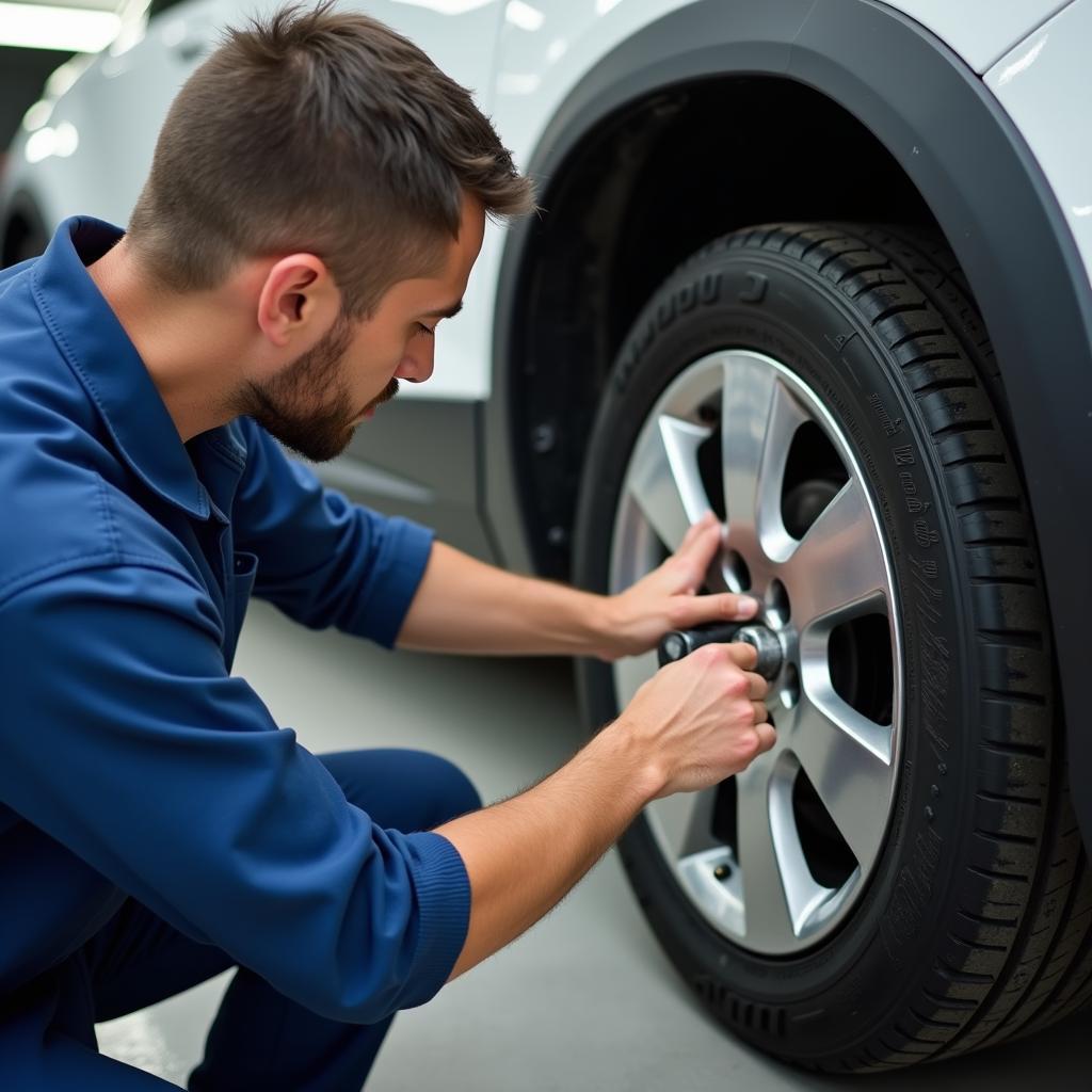 Tire rotation in Santa Monica