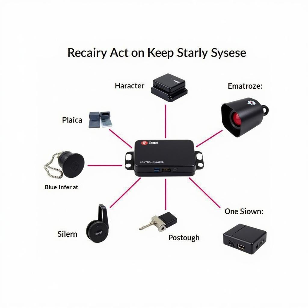 Toad Car Alarm Components