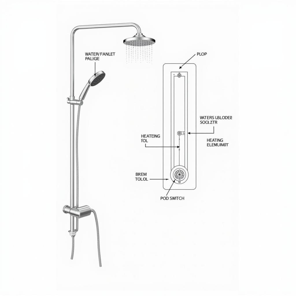 Triton Cara Shower Components