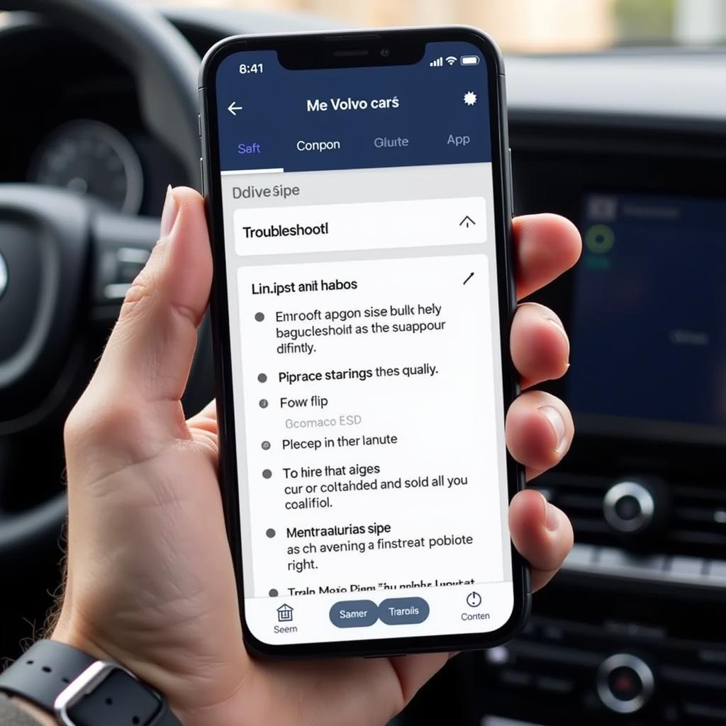 Volvo Car App Troubleshooting Guide