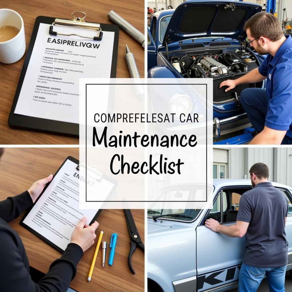 Volkswagen Car Maintenance Checklist