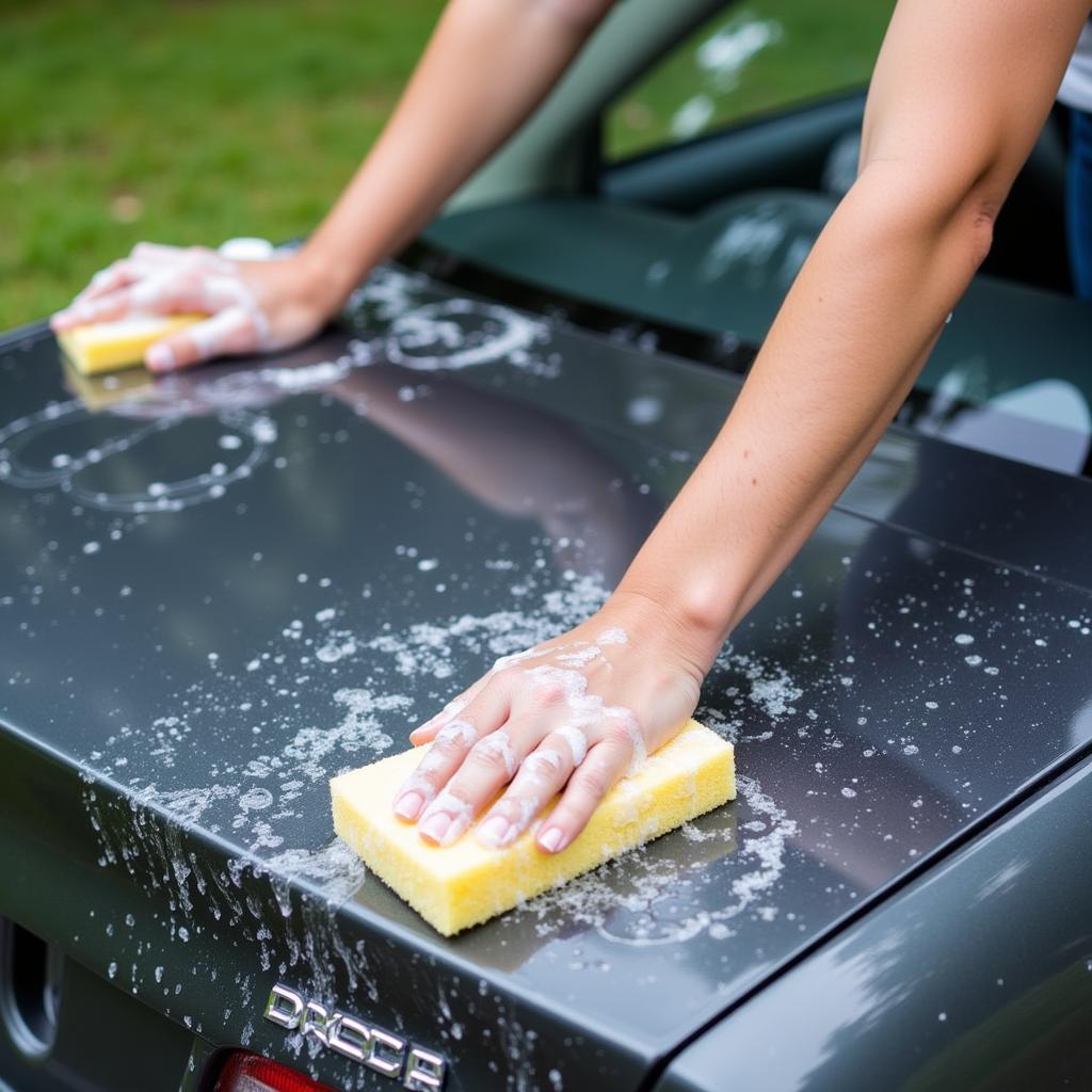 Washing Car