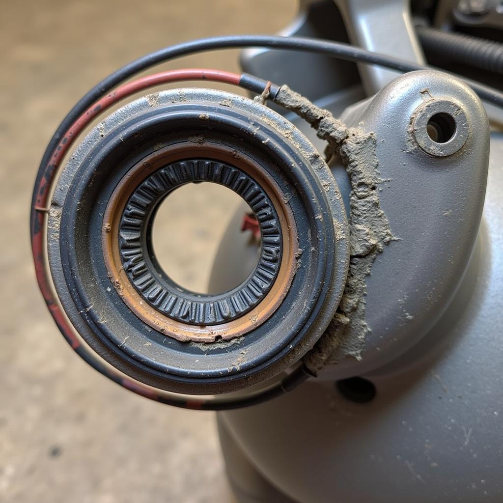 Worn Out AC Compressor Seal