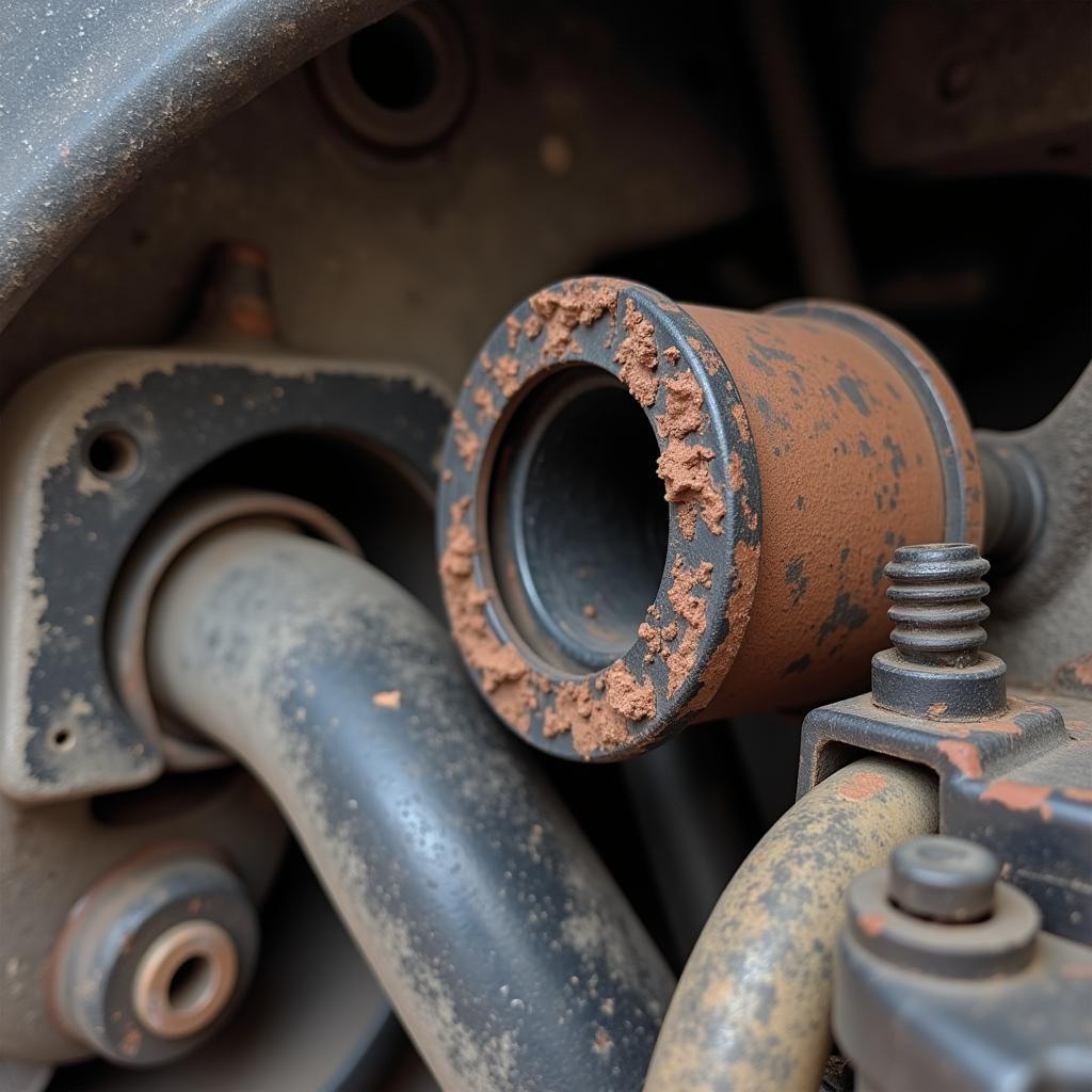 Worn Control Arm Bushings