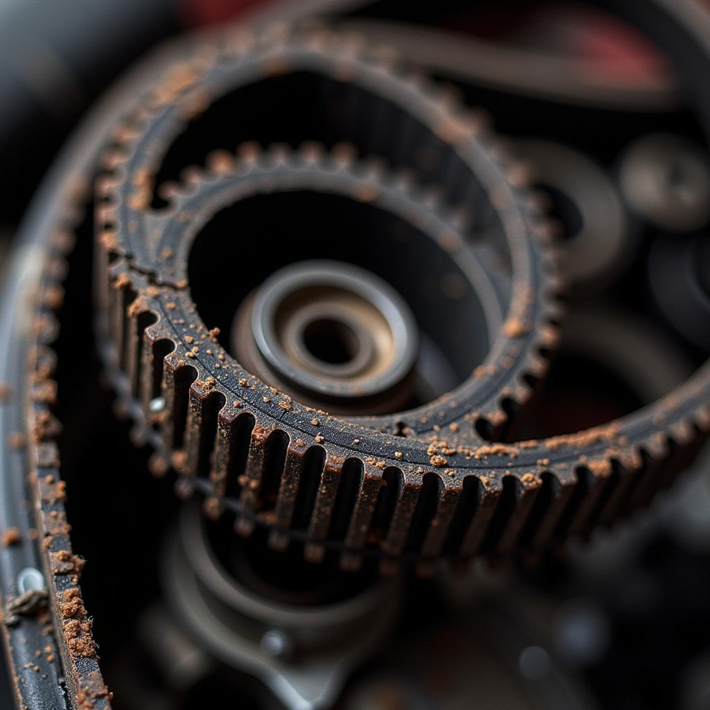 Worn Ferrari Timing Belt