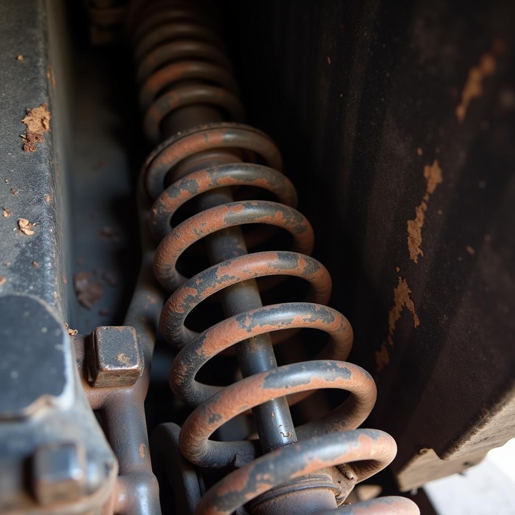 Worn Out Coil Springs