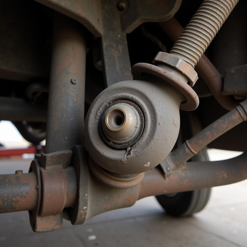 Worn Ball Joint on a 1994 Lincoln Town Car