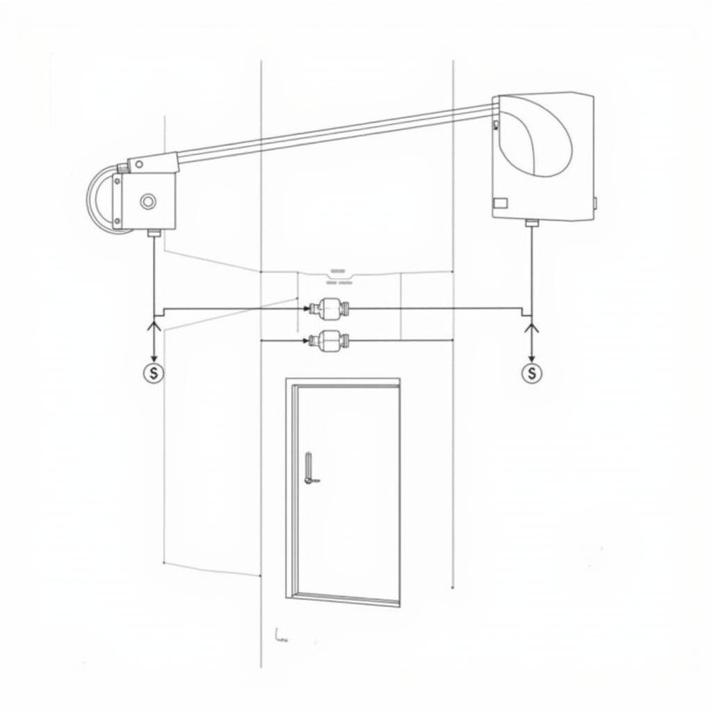 Diagram of the Heater Vent Door System in a 1997 Lincoln Town Car