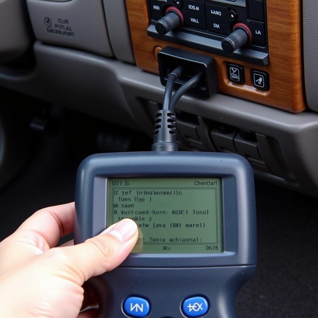 Using an OBD-II Scanner on a 1999 Lincoln Town Car