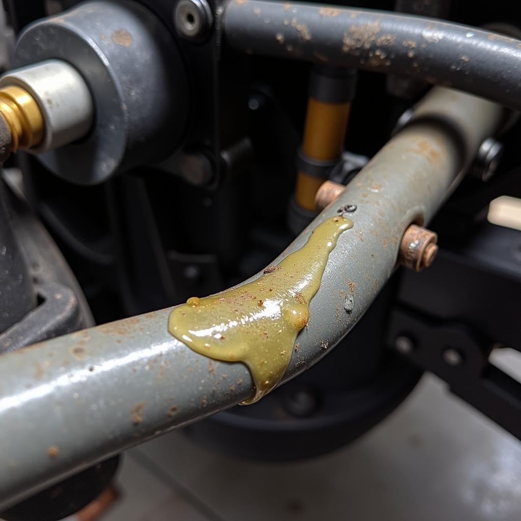 Hydraulic Leak in 2-Post Car Lift