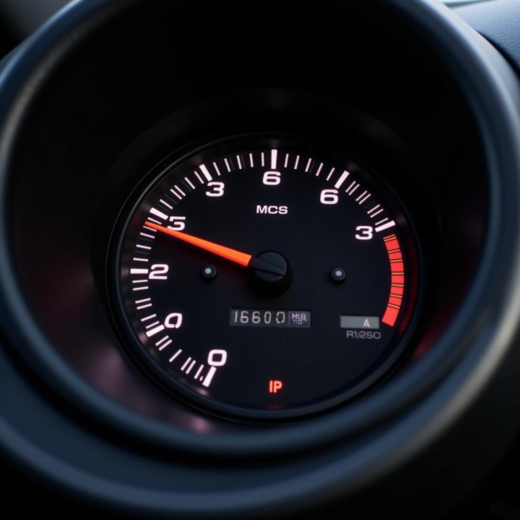 Odometer of a 20-year-old car displaying 160,000 miles