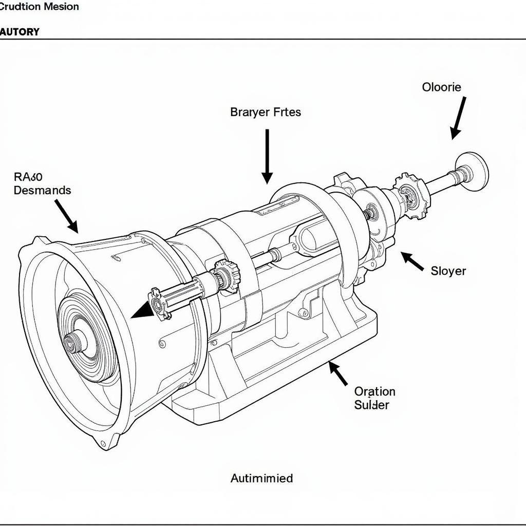 2005 Cadillac CTS Transmission Diagram