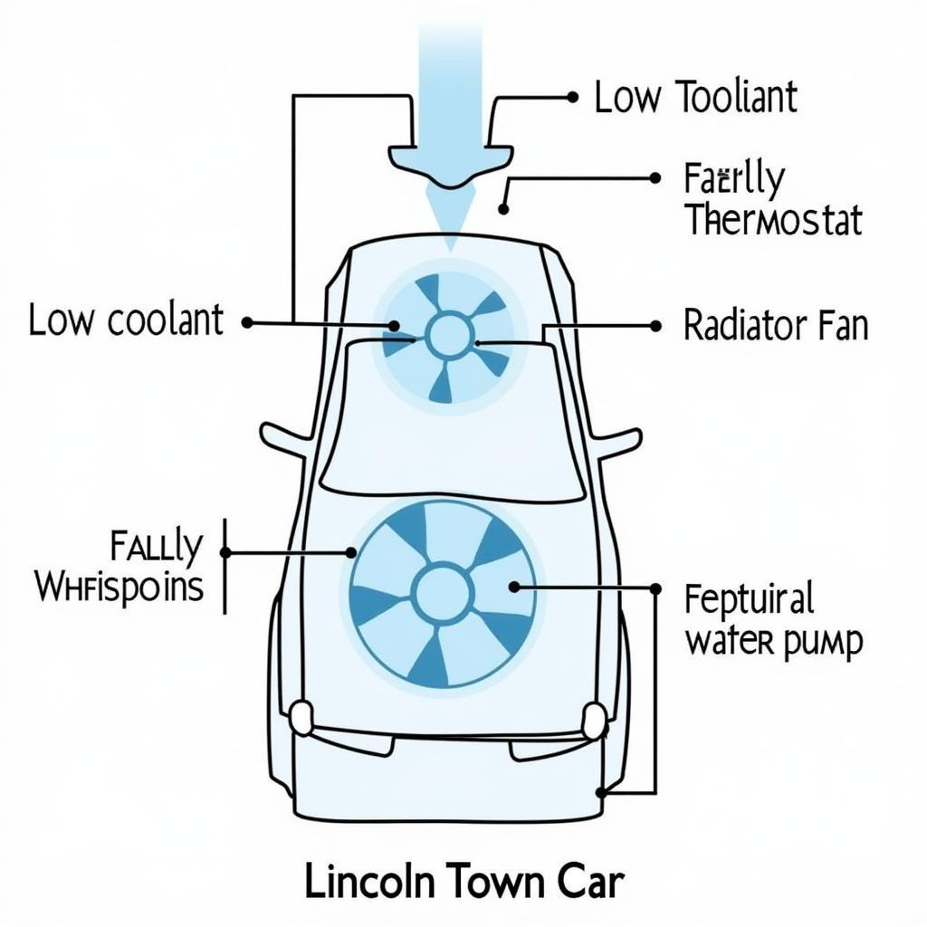 Common Overheating Issues in a 2005 Lincoln Town Car: Coolant, Thermostat, Radiator Fan, and Water Pump