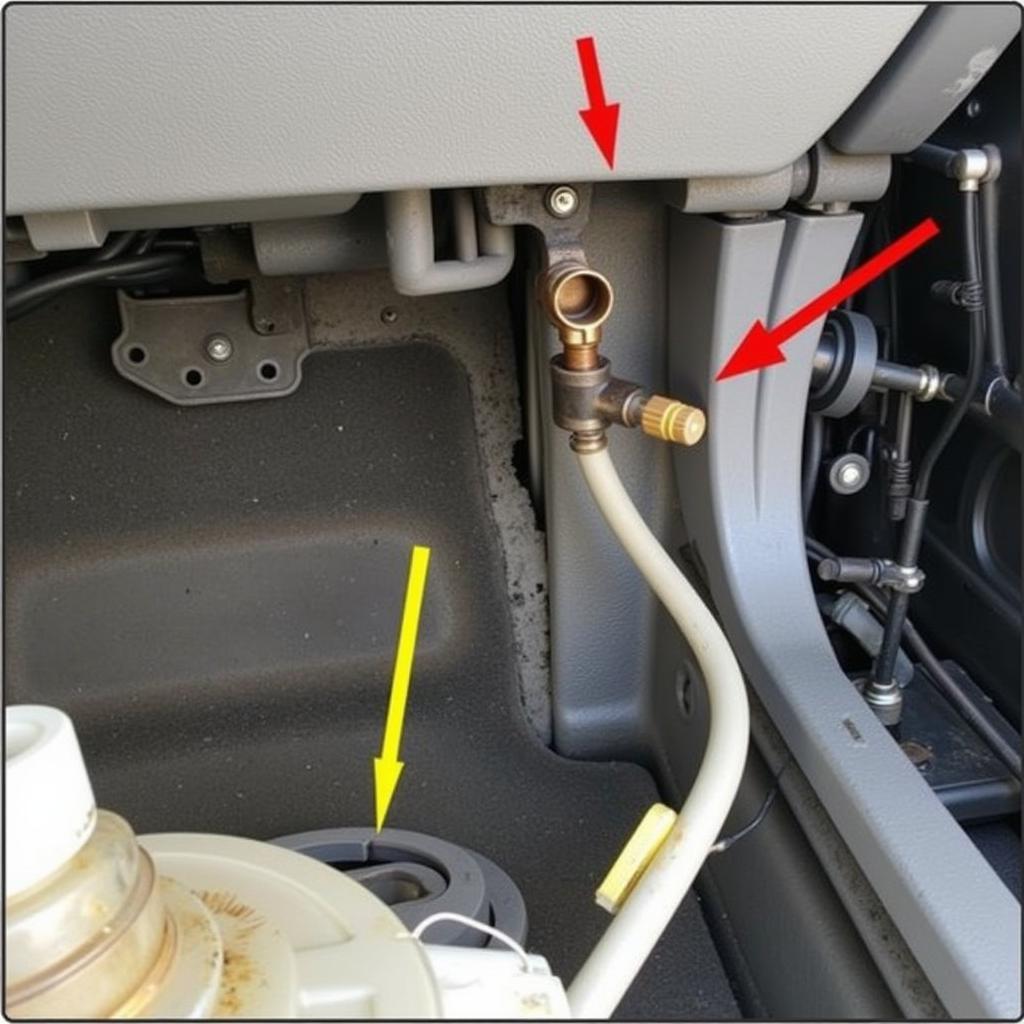 Leaking Power Steering Fluid in a 2010 Lincoln Town Car