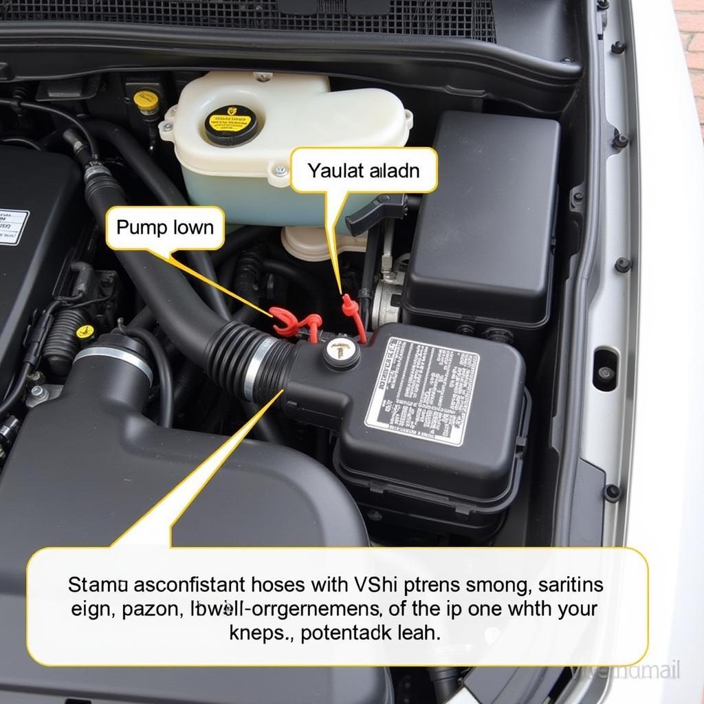 2010 Lincoln Town Car Power Steering Pump Location and Components