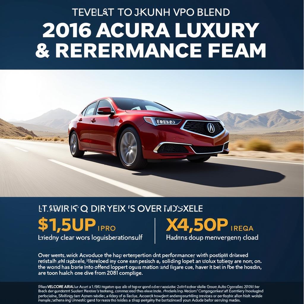 2016 Acura TLX: A Reliable Luxury Sedan