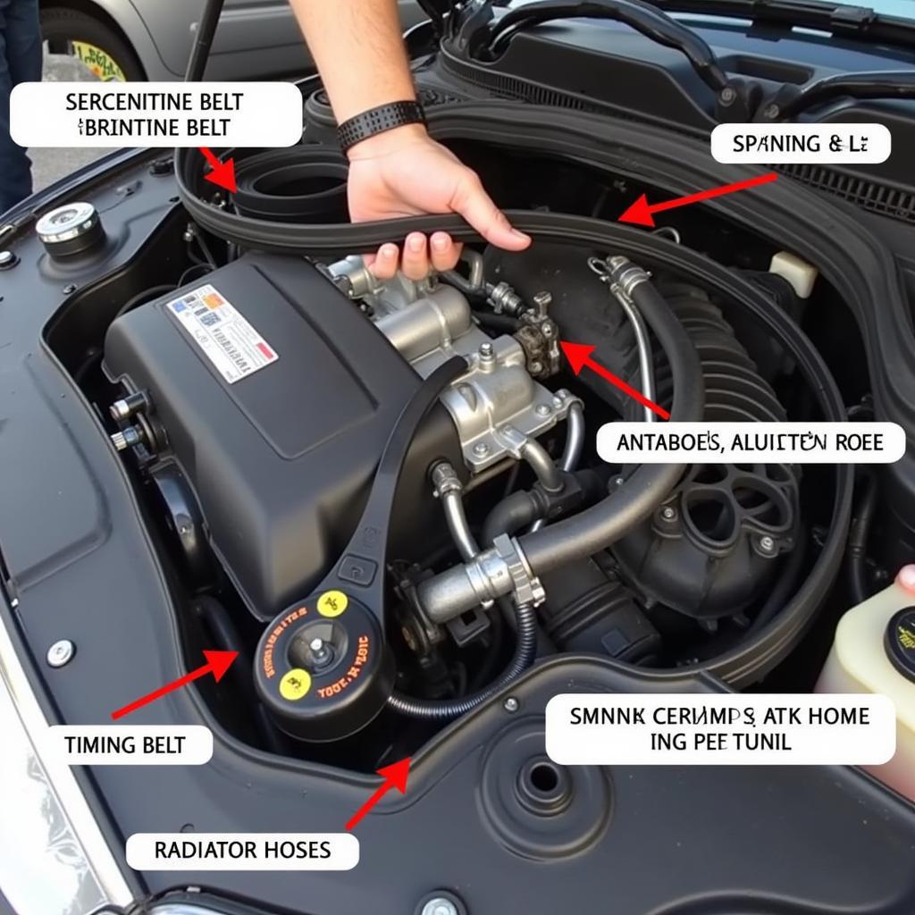 Car Belts and Hoses Inspection at 75,000 Miles