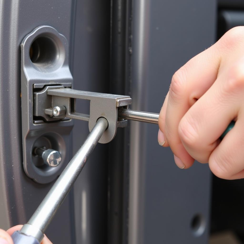 Adjusting the Car Door Striker Plate