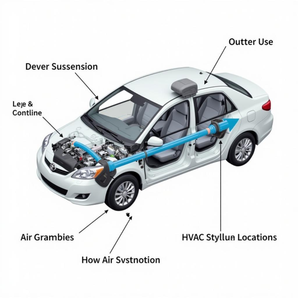 Air Chamber Locations in a Car