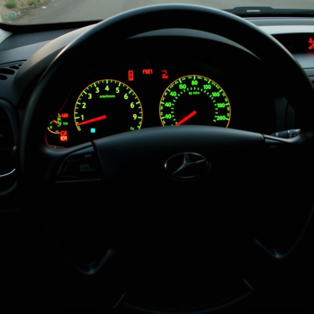 Alamo Rental Car Warning Lights Dashboard