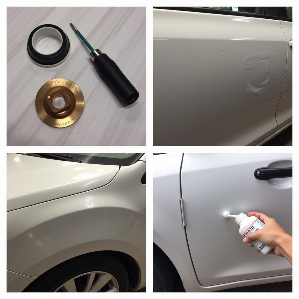 Various methods for repairing car dents