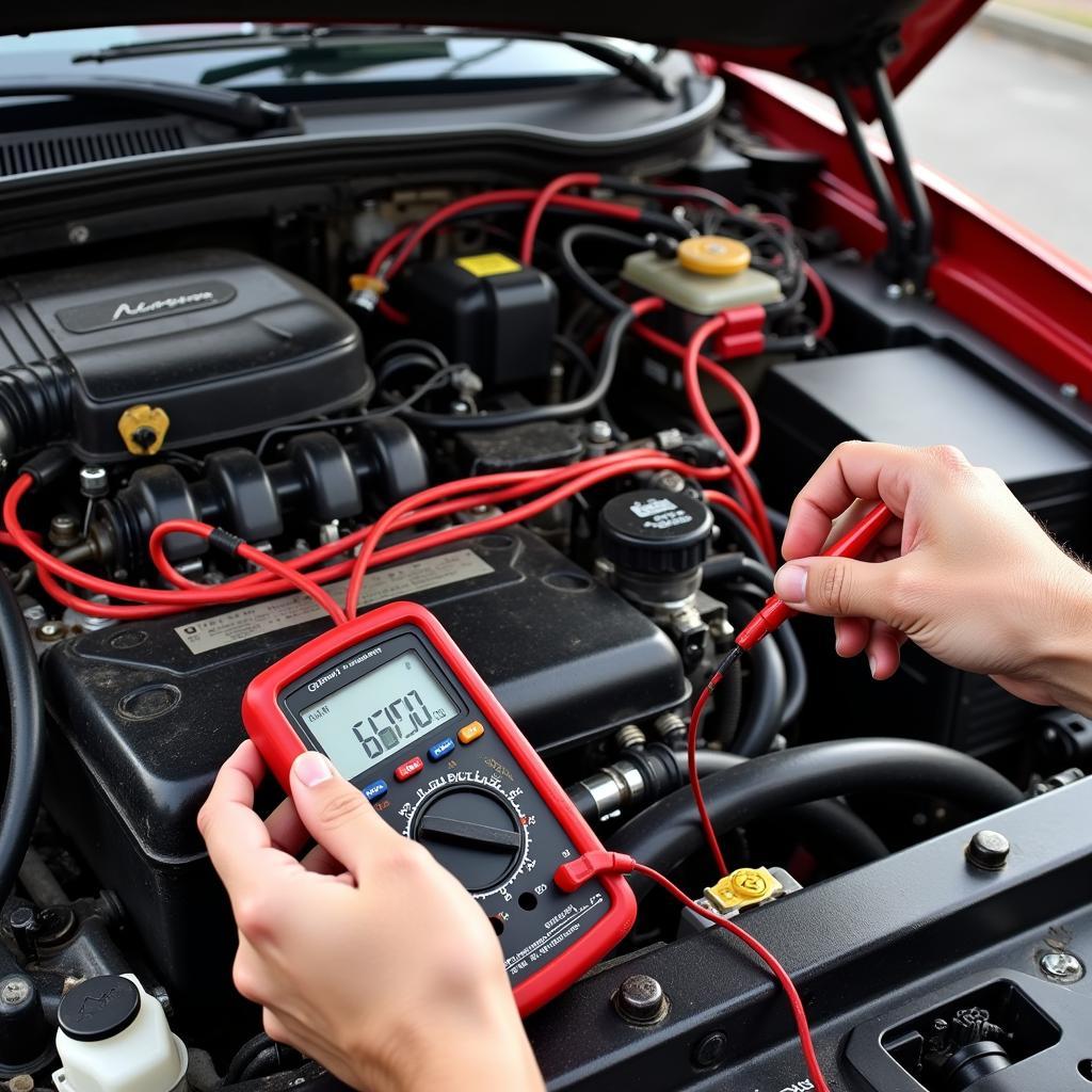 Ambassador Car Electrical System Inspection