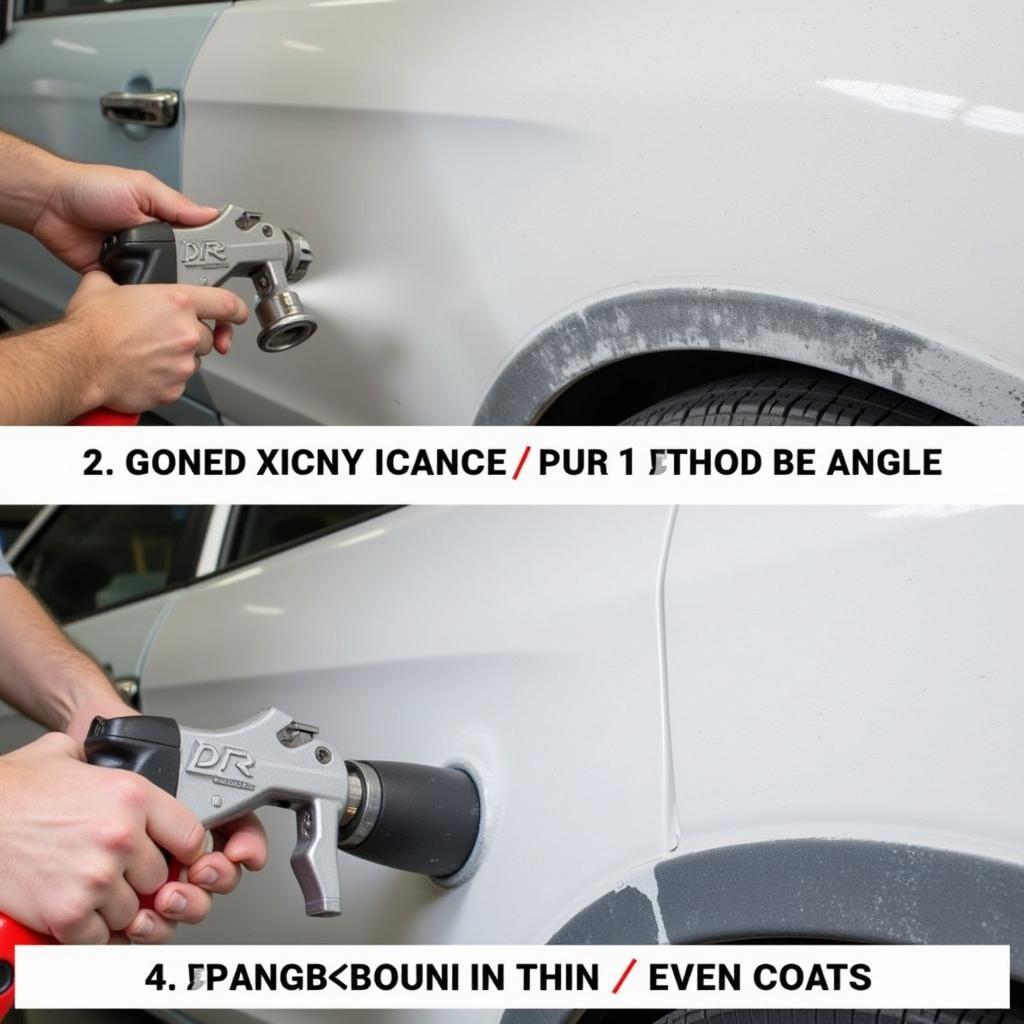 Applying Car Paint Correctly to Prevent Shrinkage