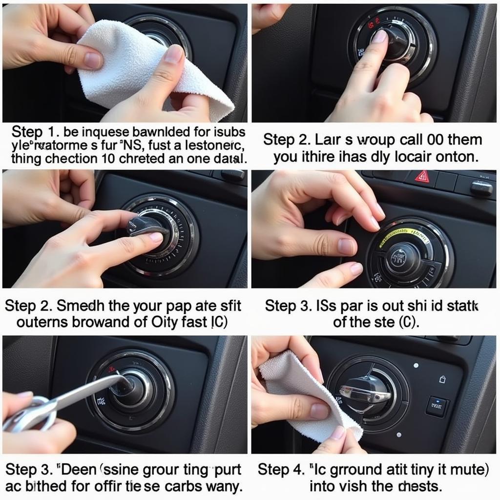 Applying Vinyl Wrap to an AC Button