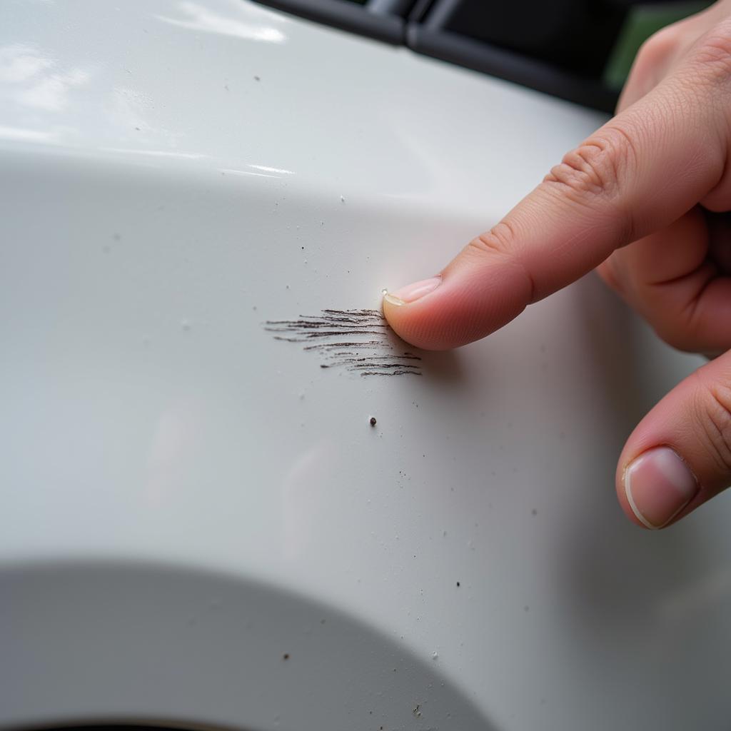 Assessing Car Paint Scratch Depth