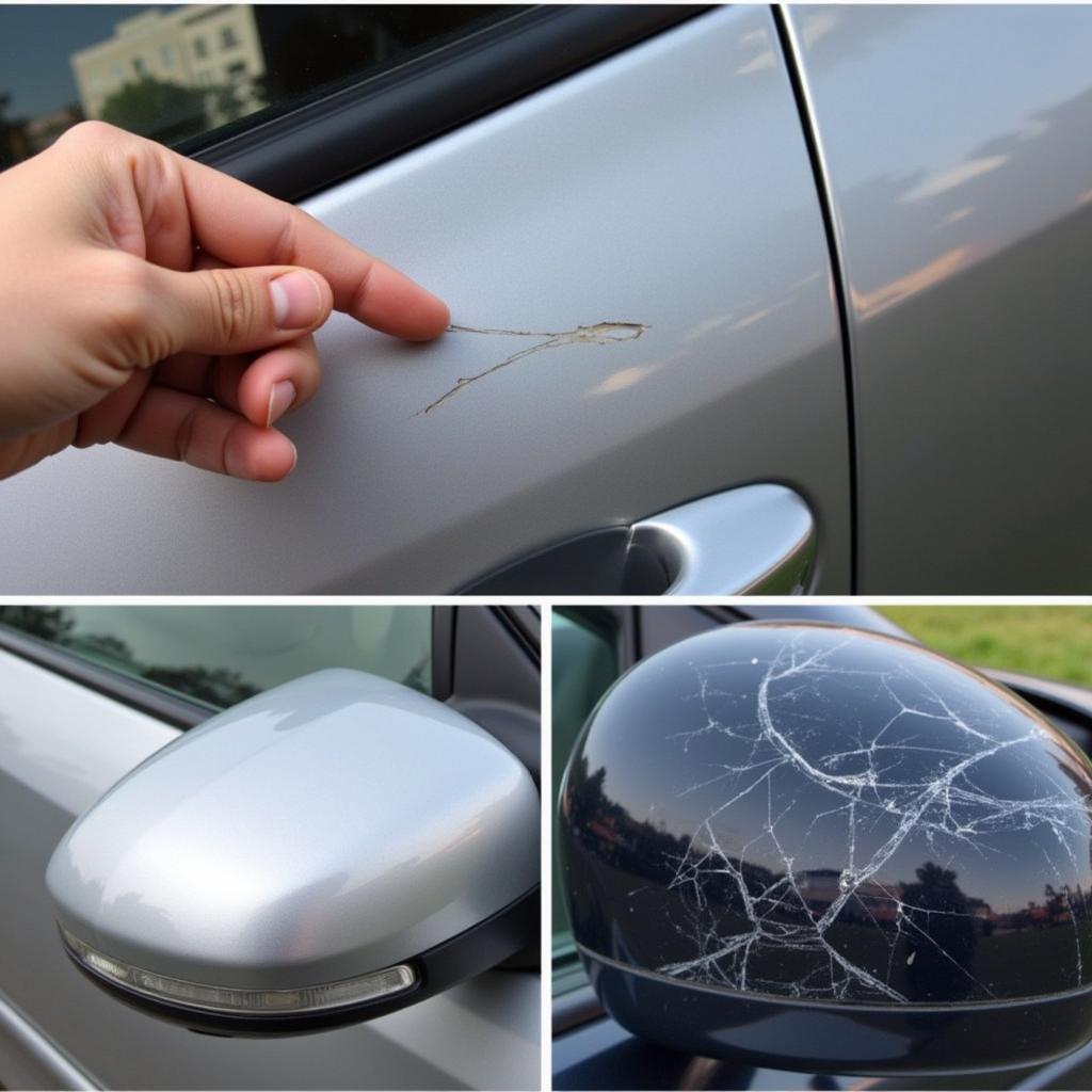 Assessing Car Scratch and Mirror Damage