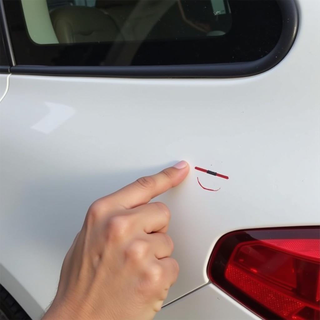 Assessing Car Scratch Depth with Fingernail