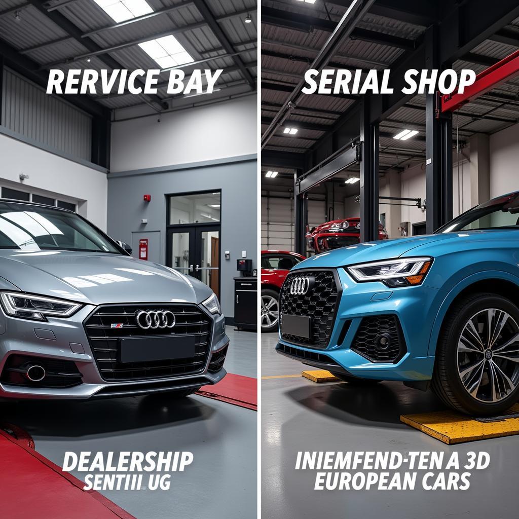 Audi Repair Shop Options: Dealership vs. Independent