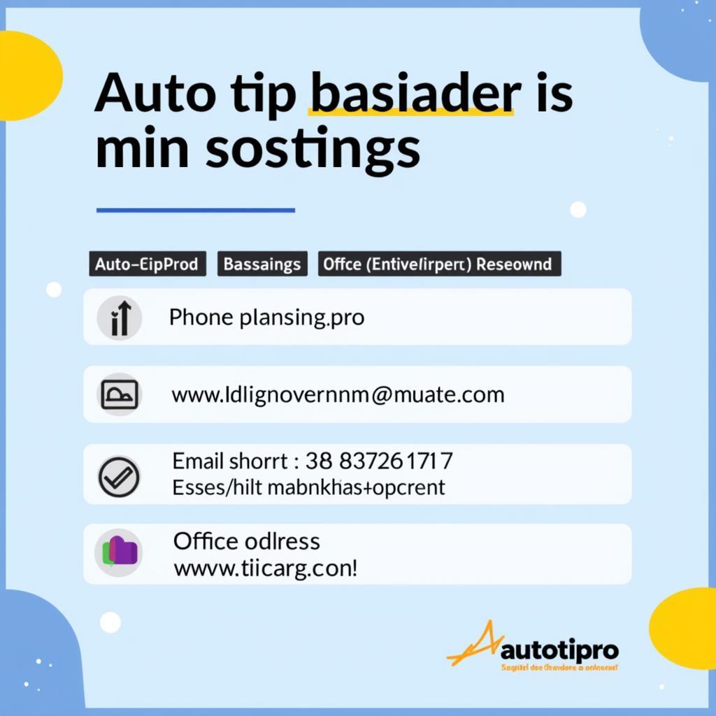 Autotippro Contact Information